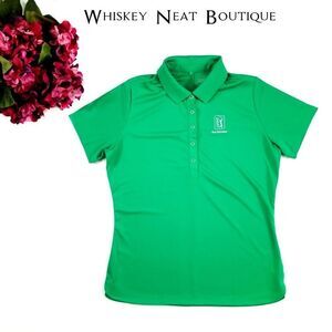 Nike TPC San Antonio Drifit Golf Shirt in Green Size Large 8 0381